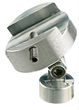 EM-Tec HS19 Klammerschwenkprobenhalter für Proben bis zu 16 mm, Aluminium, M4